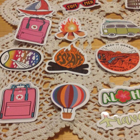 Travel Theme Cellphone Stickers Bundle - Picture 6 of 8